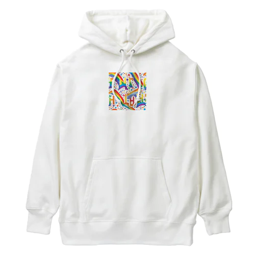 レインボーフラッグ Heavyweight Hoodie