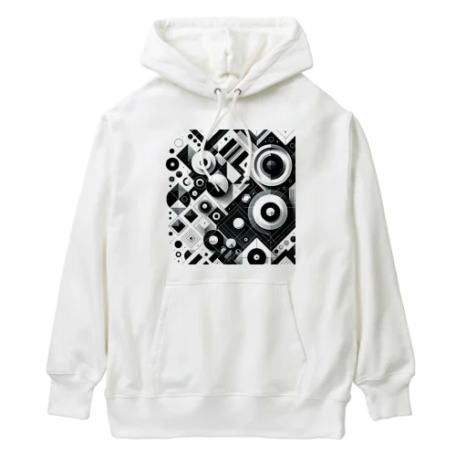 抽象的で洗練された幾何学 Heavyweight Hoodie