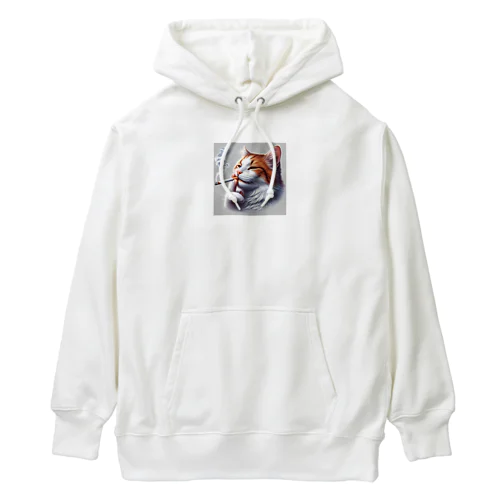 タバコうめーんだニャン Heavyweight Hoodie