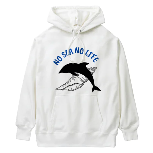 NO SEA NO LIFE Heavyweight Hoodie