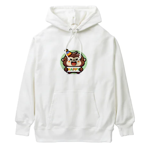 happyゴリラ Heavyweight Hoodie