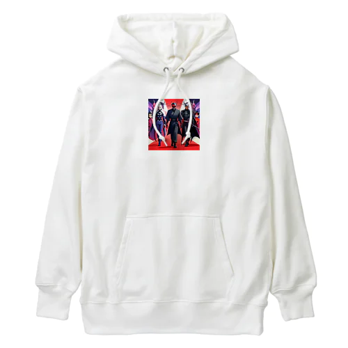 どこかの国から見たニッポンのサムラーイ Heavyweight Hoodie