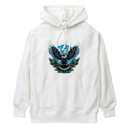 かっこいい鷲グッズ Heavyweight Hoodie