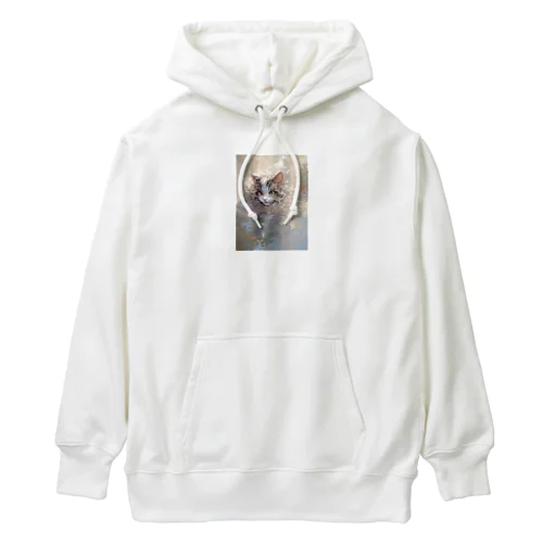 にゃんこ Heavyweight Hoodie