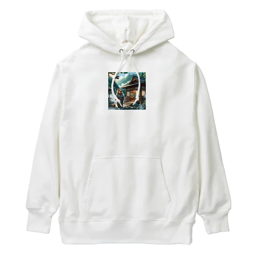 温泉旅館を営むカピパラ Heavyweight Hoodie