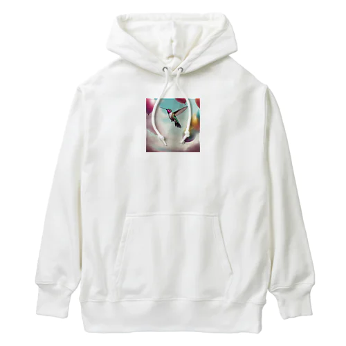 癒される動物（キツツキ） Heavyweight Hoodie