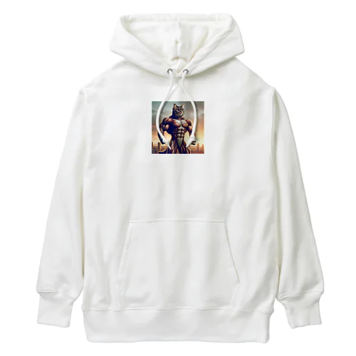 猫パワーモード Heavyweight Hoodie