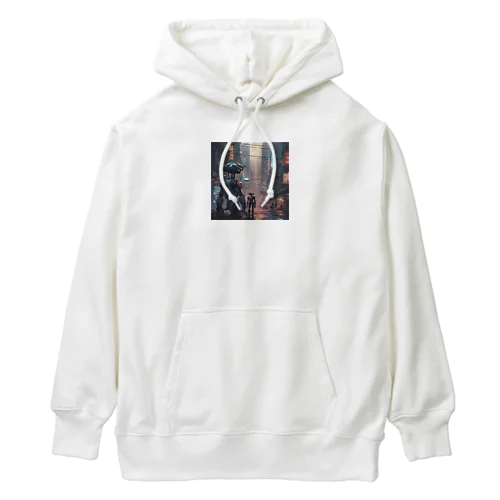 近未来ロボット Heavyweight Hoodie