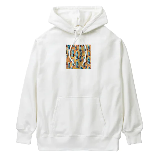 モアイ像の集団 Heavyweight Hoodie