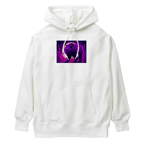 パープルベア Heavyweight Hoodie