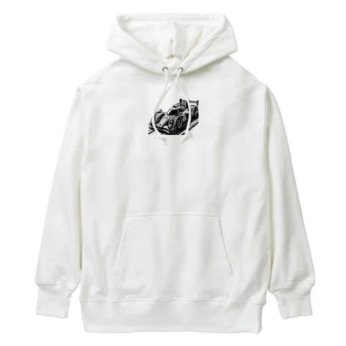 シャープなデザインのスポーツカー Heavyweight Hoodie