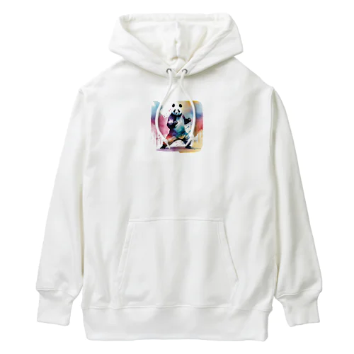 強そうなパンダさん Heavyweight Hoodie