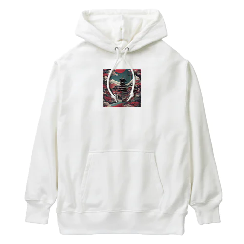 ロック　和　デザイン２ Heavyweight Hoodie