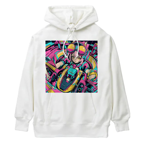 コックピット操縦席ガール02♪ Heavyweight Hoodie