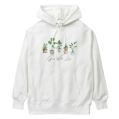 愛で育てる Heavyweight Hoodie