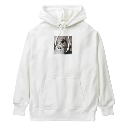 暖かいにゃ〜 Heavyweight Hoodie