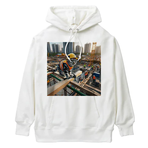 工事現場の猫 Heavyweight Hoodie