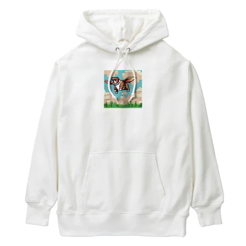 空を飛ぶブルドッグ Heavyweight Hoodie