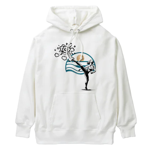 kick something up Heavyweight Hoodie