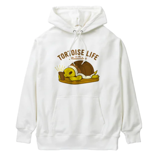 万年床でカメ生活 Heavyweight Hoodie