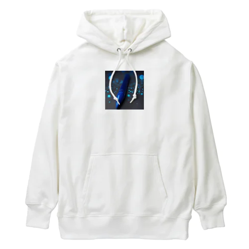 Blue rocket Heavyweight Hoodie