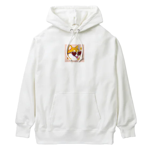 サングラス柴犬 Heavyweight Hoodie