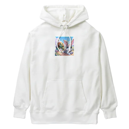 Swift & Sweet: The Whimsical Race Heavyweight Hoodie