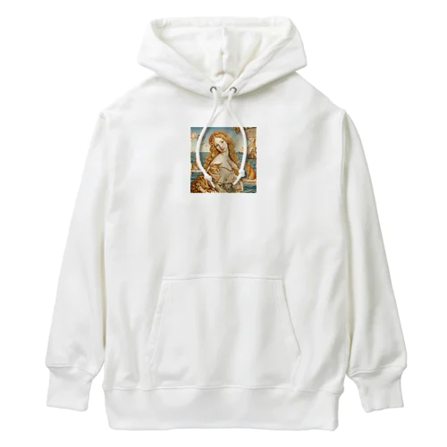 ボッティチェリのヴィーナスは猫が大好き Heavyweight Hoodie