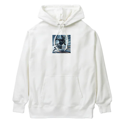 閃光を切り裂くチーター・ブレード Heavyweight Hoodie