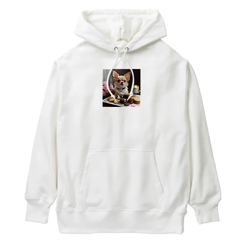 チワワのキラキラ日記📔🐾 - 家族と紡ぐ特別な日々 Heavyweight Hoodie