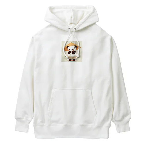 帽子をかぶった可愛いパンダ Marsa 106 Heavyweight Hoodie