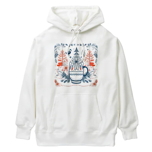 花の詩カップ(The Flower Poetry Cup) Heavyweight Hoodie