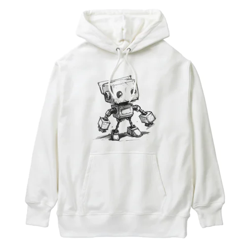 レトロ戦闘ロボットＣ Heavyweight Hoodie