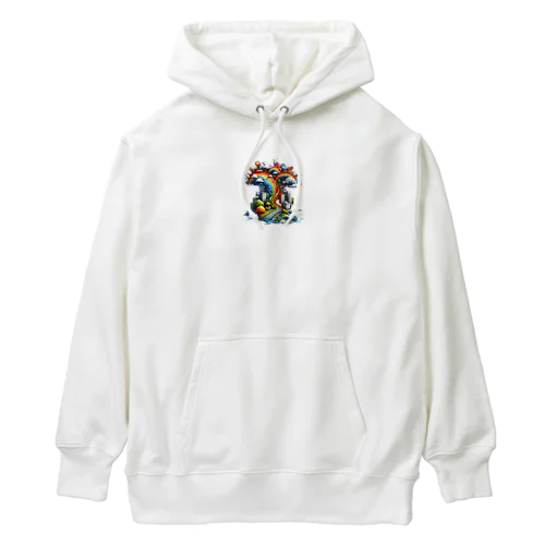 レインボーツリー Heavyweight Hoodie