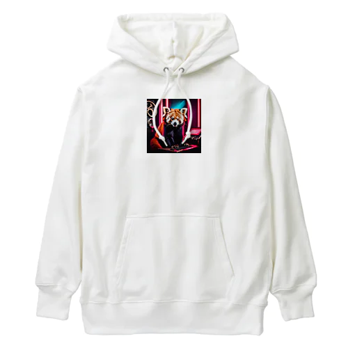 ネオンカラーのレッサーパンダ Heavyweight Hoodie