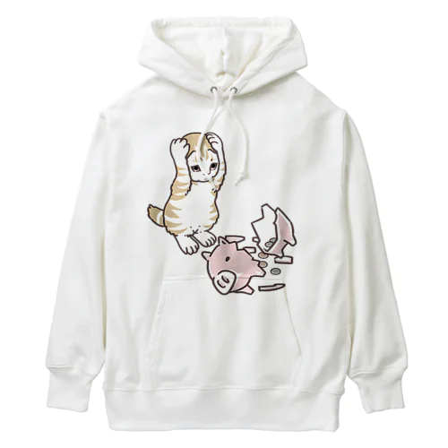 やっちまったニャーちゃん Heavyweight Hoodie