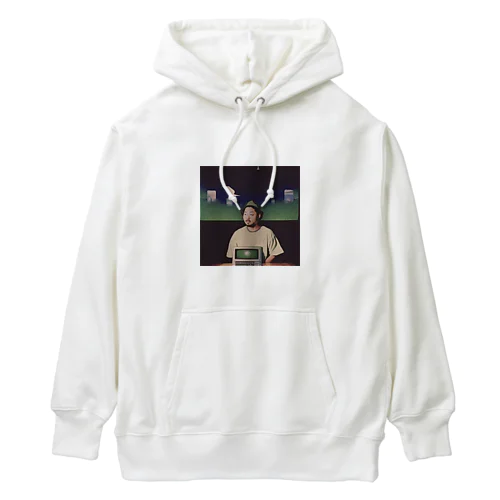 computer lover rapper Heavyweight Hoodie