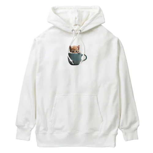 マグから子猫 Heavyweight Hoodie