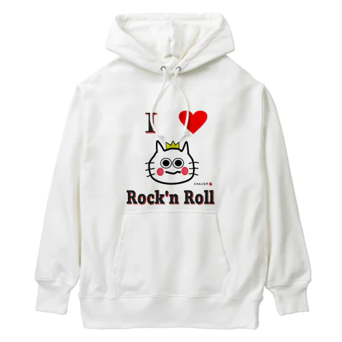 にゃんこ王子 I LOVE ROCK'N ROLL Heavyweight Hoodie