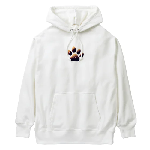 猫の肉球ニャンポイント Heavyweight Hoodie