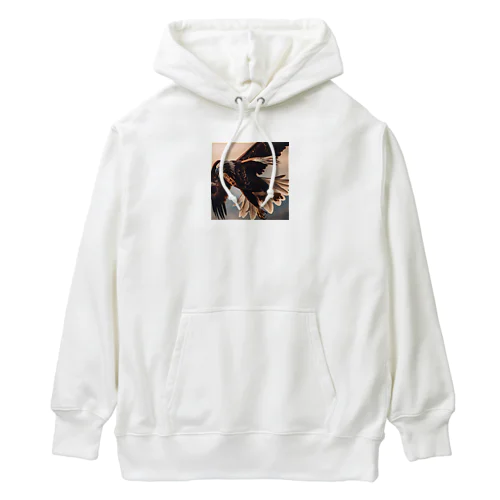 空を飛ぶ鷲 Heavyweight Hoodie