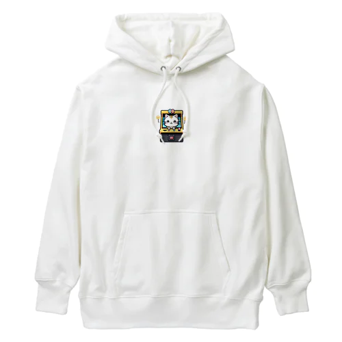 ゲーム花ネコ美 Heavyweight Hoodie