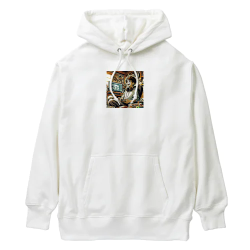 働いたら負け（充実） Heavyweight Hoodie