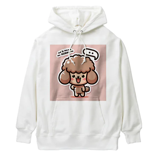 ふわふわな毛並みが魅力的な、かわいいトイプードル Heavyweight Hoodie