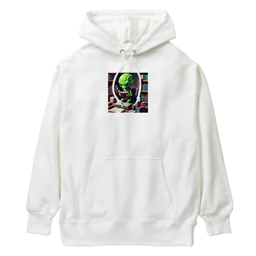 勉強する宇宙人 Heavyweight Hoodie