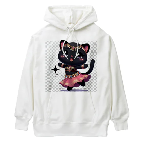 黒猫ベリーダンス Heavyweight Hoodie