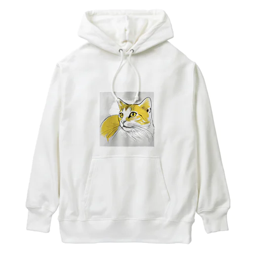 猫スケッチ　たまにゃん Heavyweight Hoodie