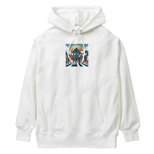 走り出す高校生 Heavyweight Hoodie