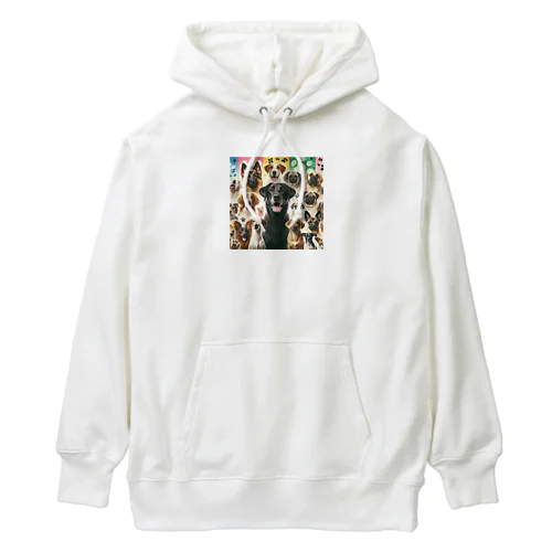 わんちゃん大集合 Heavyweight Hoodie