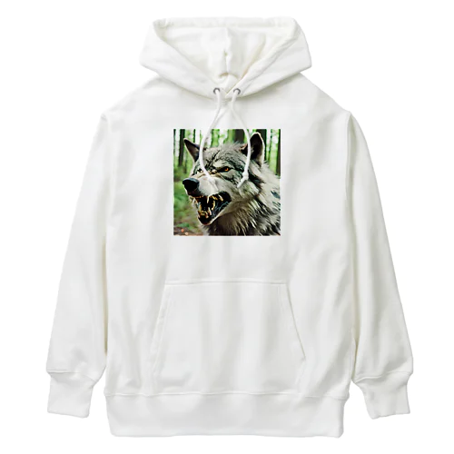 Angry wolf Heavyweight Hoodie